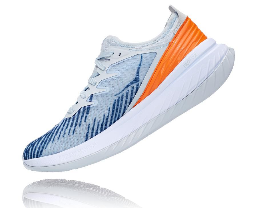 Hoka One One Tenisky Damske Biele/Modre - Carbon X-SPE - 13652-INQH